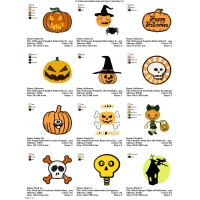12 Halloween Embroidery Designs Collection 10
